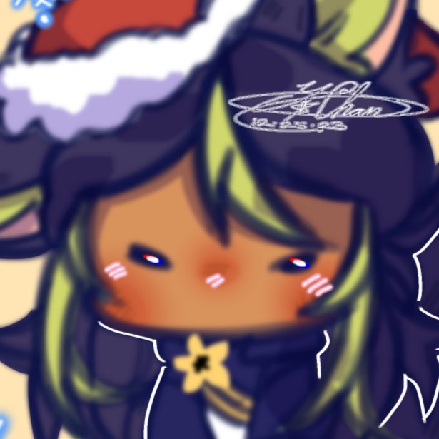 yakuni_m's tweet photo. YAY! Christmas! Drew Nari with a santa hat because why not. Isn't he cute? Such a cute lil guy
(He owns explosives) 

#MerryXmas
#xmas #Tighnari #GenshinImpact #Fanart #art #myart #digitalart #digital #ibispaintx https://t.co/AN6fOHiTRy