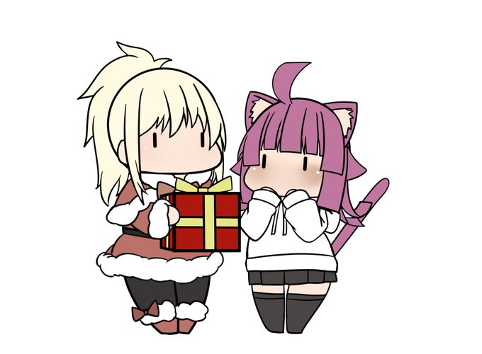 「gift box santa costume」 illustration images(Latest)