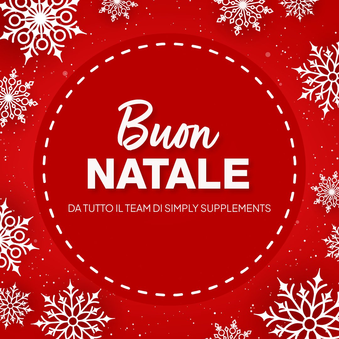 ITsimplysuppl's tweet photo. 🎄 Buon Natale da tutto il nostro team di Simply Supplements! 🎅✨ Che la magia delle festività riempia i vostri cuori di gioia e amore. Auguriamo a voi e alle vostre famiglie un Natale meraviglioso e un nuovo anno ricco di salute e prosperità. 
#BuonNatale #SimplySupplements https://t.co/aS2aiizydJ