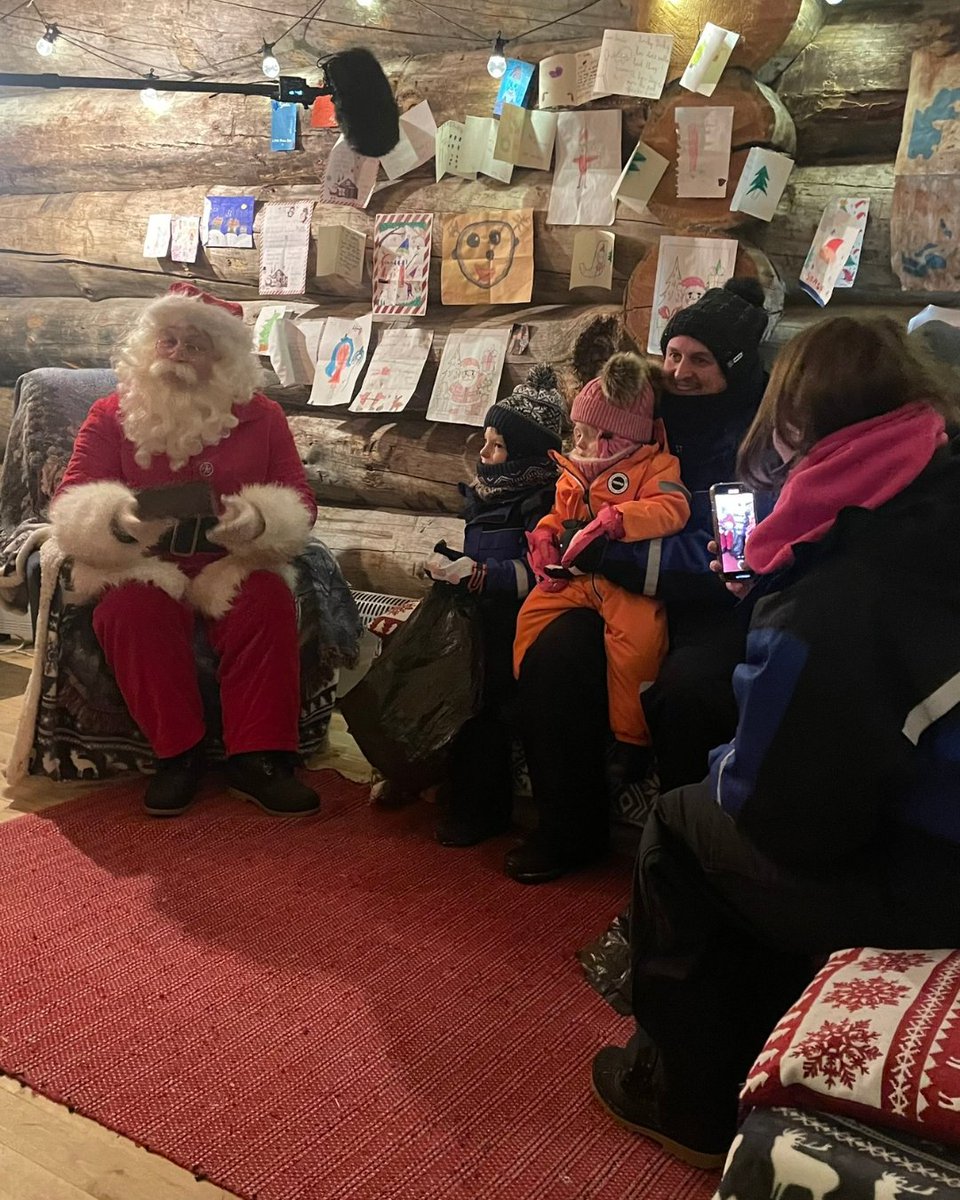 MakeAWishUK's tweet photo. Earlier today on @thismorning, Jack, Alice and James shared their magical wish experiences of meeting Santa at Lapland. 🦌 

⭐ Donate to help grant more life-changing wishes like these: https://t.co/xcLS0y0xh2 https://t.co/F5zfneYdIA