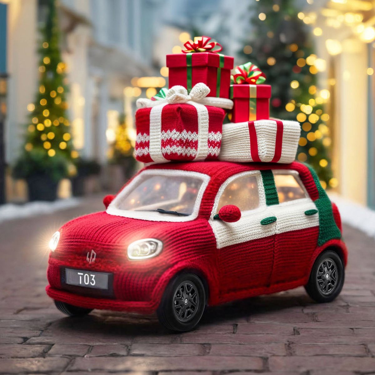 Leapmotorglobal's tweet photo. The Christmas bells are ringing, and #Leapmotor #T03, adorned in festive attire, extends warm wishes for a joyous holiday season. May you revel in the holiday bliss with your loved ones. Merry Christmas！#LeapmotorChristmasFun #merrychristmas #chrismas2023 https://t.co/TH3WUhdO3B