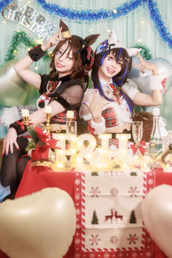 Asian girl Christmas costume