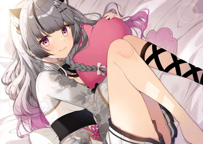 ホワイトタイガーの女の子#あまなりあーと 