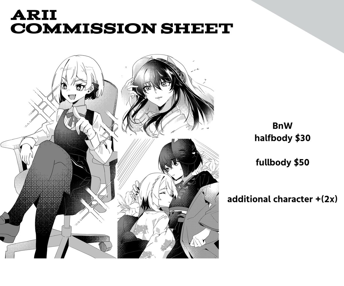 Open commission!✨ RTs and shares are very appreciated ✨🙏   You can message me if interested or you can order in my Vgen! https://vgen.co/Pokariizu #commissionsopen #commission