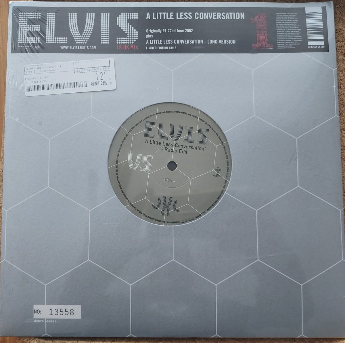 Benstriesenou1's tweet image. Singletje uit mijn collectie #ALittleLessConversation #Elvis #JunkyXL #Top2000