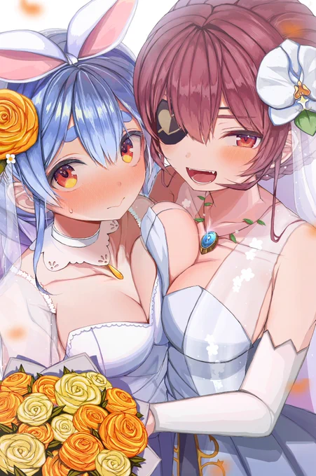 ぺこマリ結婚#ぺこらーと #マリンのお宝 