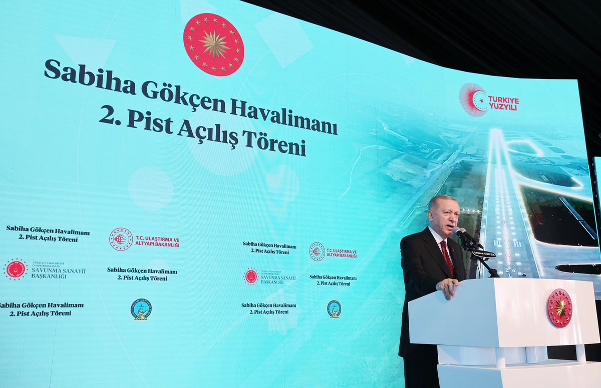 tcbestepe's tweet photo. “Sabiha Gökçen Havalimanı, yeni pistle birlikte yıllık 85 milyon yolcuyu ağırlayabilecek” https://t.co/PI76HMevVI https://t.co/6Ac5eDuAog