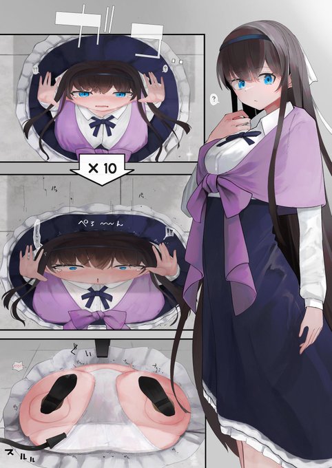 skeb依頼物。依頼者様のオリキャラの縦平面化→畳んで膨らませる、オムライスのような形に、とのリクエストでした。 