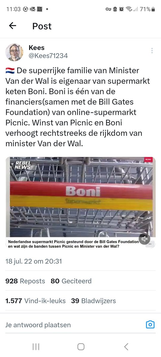 G11Sven's tweet photo. 1/2 Christianne #freeweefster van der Wal
VVD🚩'#stikstofminister'🚩. Was niks, is niks, wordt niks. Stikstof- & #SDG-waanzin🚩. #MtF? Gates' @picnic 💰. Boerensloper cf. Agenda2030🚩. #Gegroomed om juist nu ons voedsel/natuur te slopen. #Shill.
#UnderArch
#Wall
#MtF?
#PicNic! https://t.co/aa0e6Xy55Z