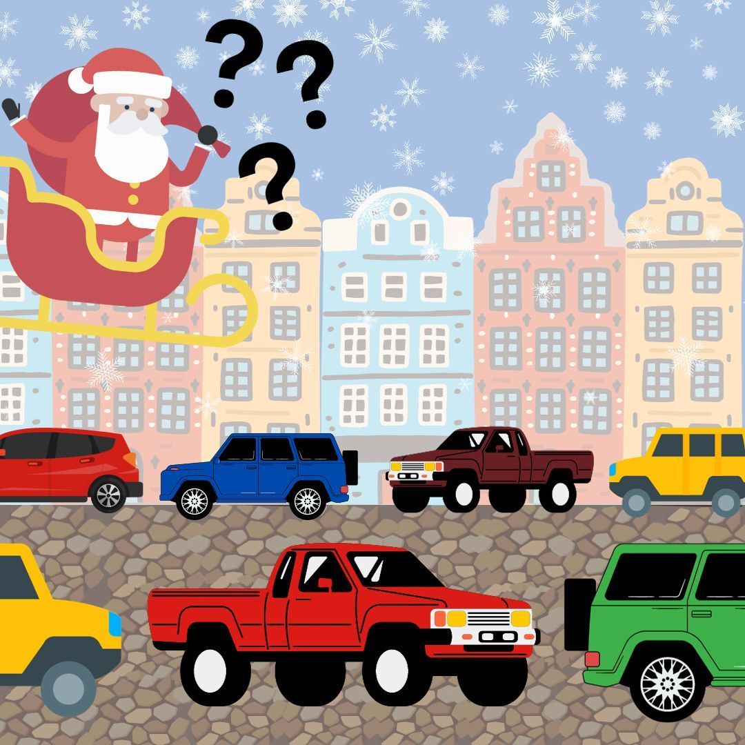 🎄🎅This Christmas, let's leave space for Santa's sleigh by getting monster SUVs off our roads!