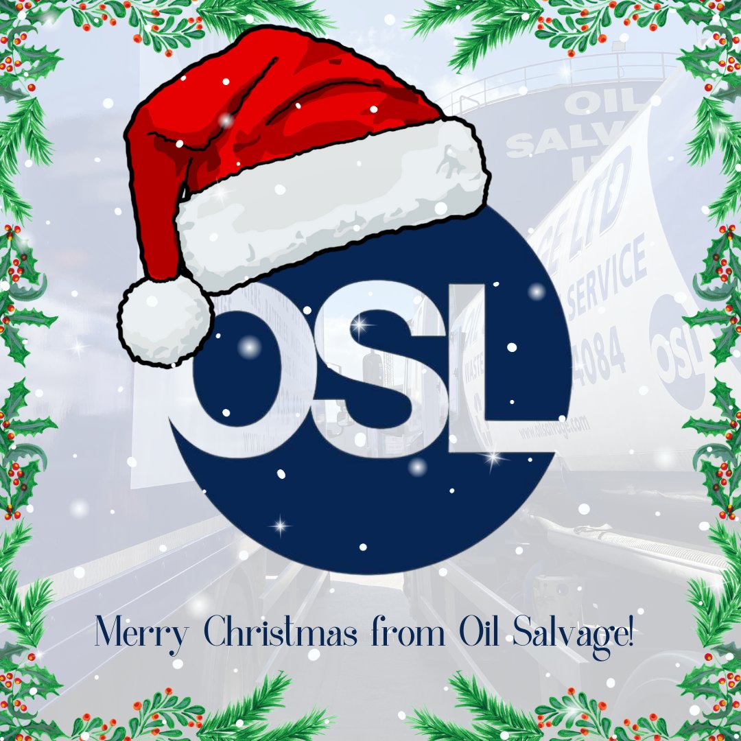 OilSalvageLtd's tweet photo. Merry Christmas from everyone at Oil Salvage! 🎄

#Christmas

#OilSalvage #WasteOil #GarageWaste #Oil #OilCollection #ReRefinery #BaseOil #Sustainable #Recycling #CircularEconomy #ClimateAction #ClimateChange #Environment https://t.co/4IVnW1uLL0