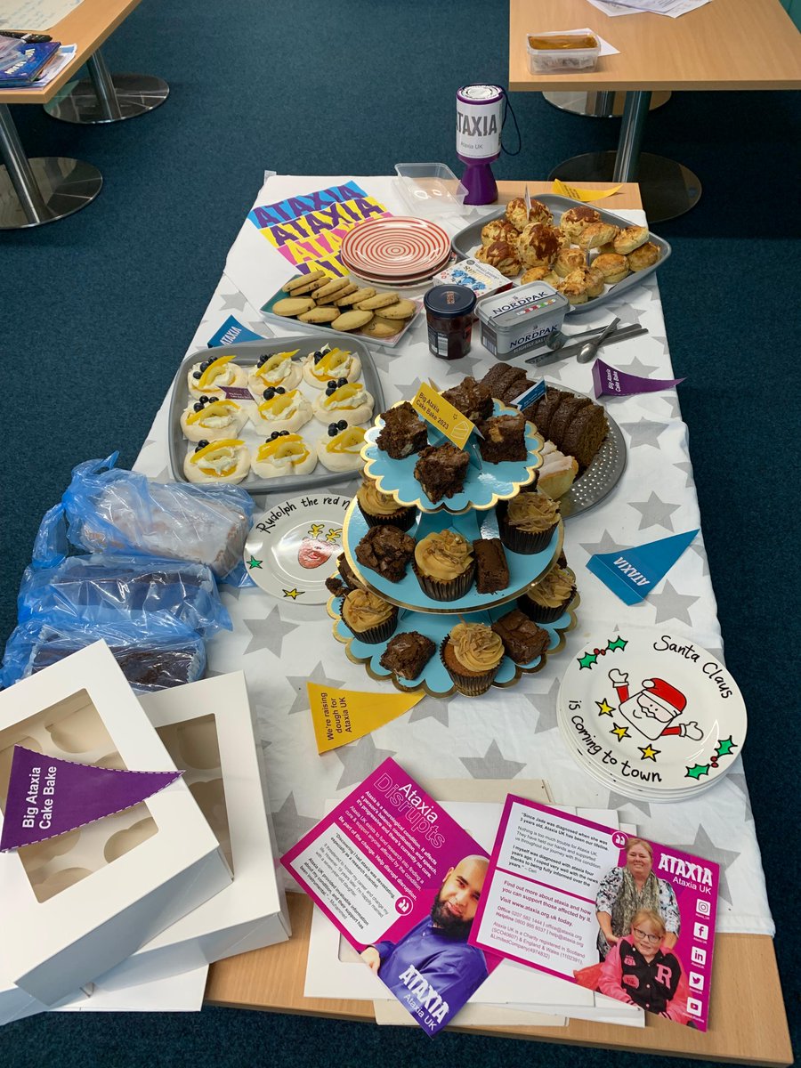 AtaxiaUK's tweet photo. 👏🏼 A huge congratulations to Christine Morris Carr Christine for competing in the #BigAtaxiaCake Bake 2023, raising a brilliant £52 to support people icing with ataxia.
Wishing everyone a Merry Christmas 🎄 and a Happy New Year!
#CakeBake https://t.co/85825WeMQq