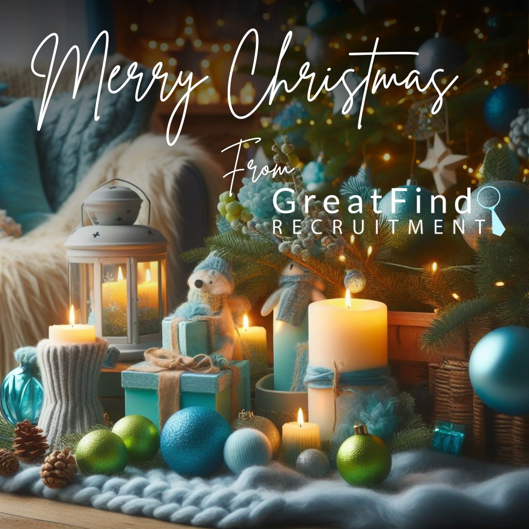 Merry Christmas from all of us at GreatFind Recruitment. May your day be merry and bright! 🎄✨ 

#MerryChristmas #GreatFindRecruitment