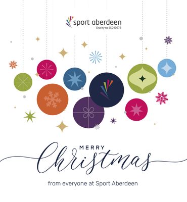 Merry Christmas from everyone at Sport Aberdeen! 🎅🎄