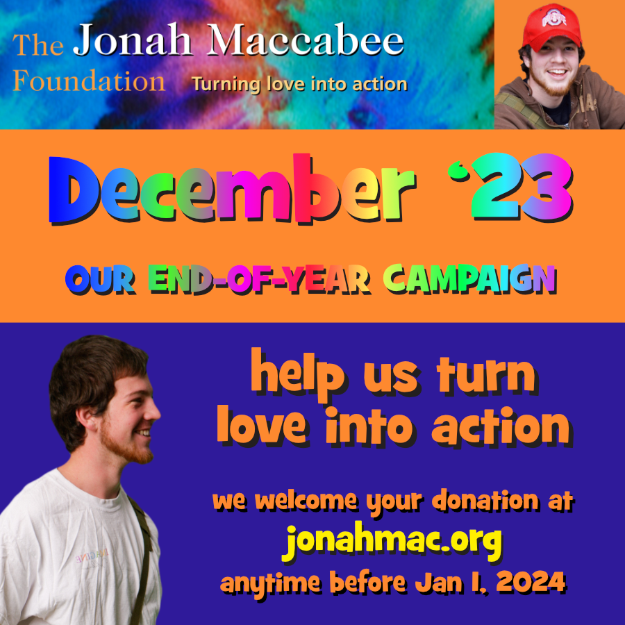 JonahMacFndtn's tweet photo. This is it ... our final ask in 2023! During this holiday season, please give the gifts of hope and possibility. Donate generously at https://t.co/cZE6Lbe302 today. Thanks. And happy New Year! https://t.co/1tdpztf314