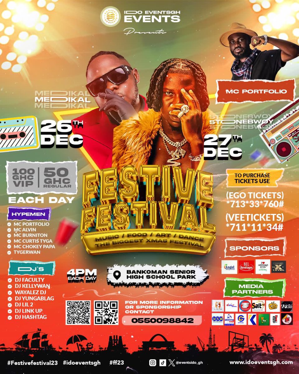 Portfoliothemc's tweet photo. The biggest ABONTEN up next in the region 🔥🔥🔥 #FestiveFESTIVAL @ EFFIDUASE💪🏼
I’m doing a 2-day back to back with stubborn academy president #MDK and BHIM GAD #Stonebouy🔥🔥 🤟🏼🤟🏼🤟🏼
#LANDLORD #HypemanDUTIES🎤 https://t.co/xesn3h1nIT