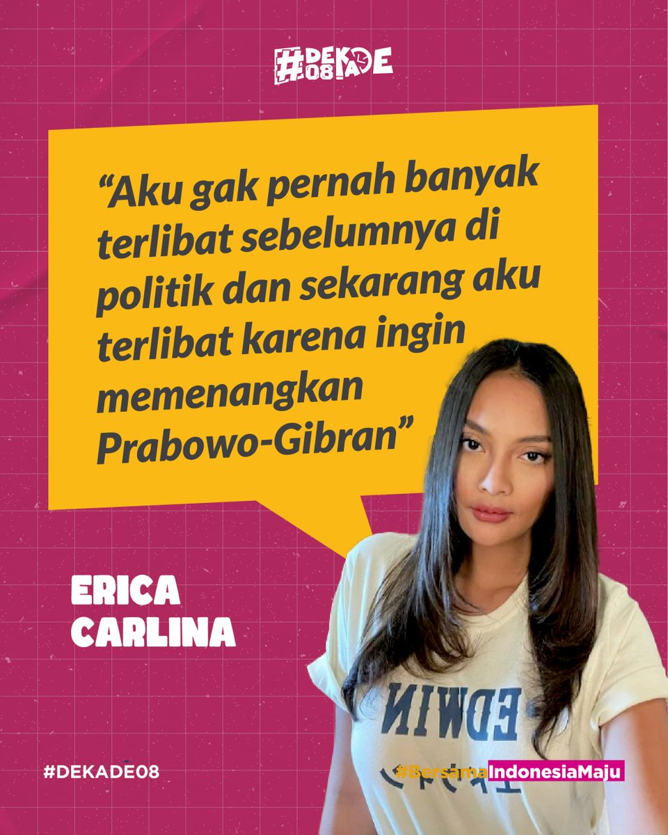 dekade_08's tweet photo. Ericarl nih boss, senggol dong!
#prabowo #gibran #prabowogibran #mendingprabowo #terusmajubersamaprabowo #dekade08 #BersamaIndonesiaMaju #ericarl #ericacarlina #Senopati #JAKSEL https://t.co/WlVzP8W1QD