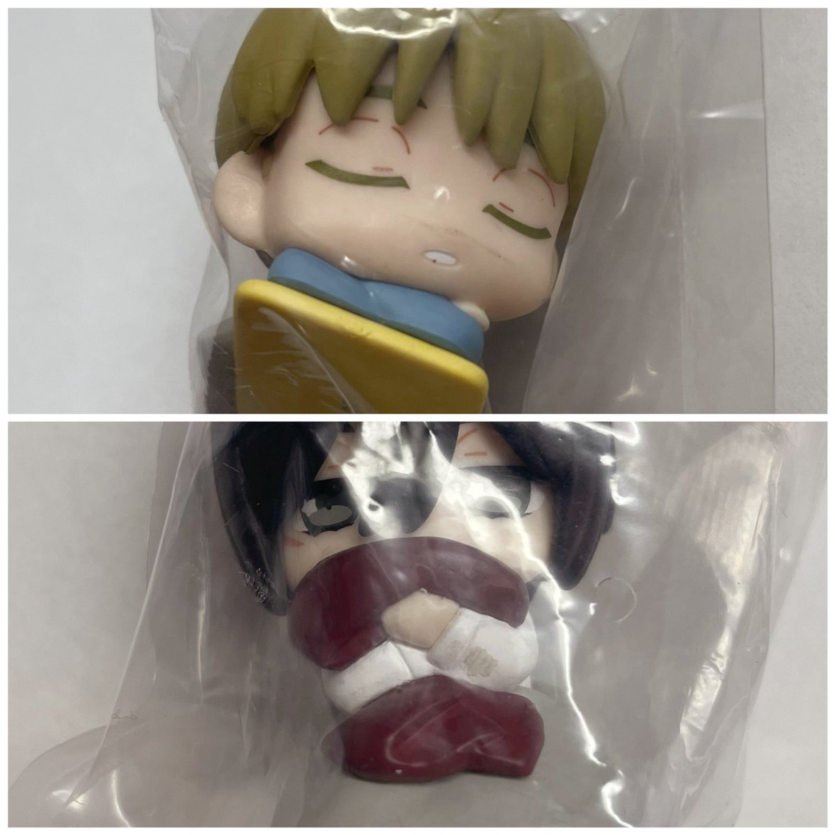 li__xe2's tweet photo. 【交換】
進撃の巨人 おねむたん

《譲》エレン、ミカサ、アルミン、ジャン
《求》リヴァイ

アルミンの顔とミカサの腕に初期傷がございます。

検索からもお気軽にお声掛けください✧ https://t.co/JIpVuFrscA