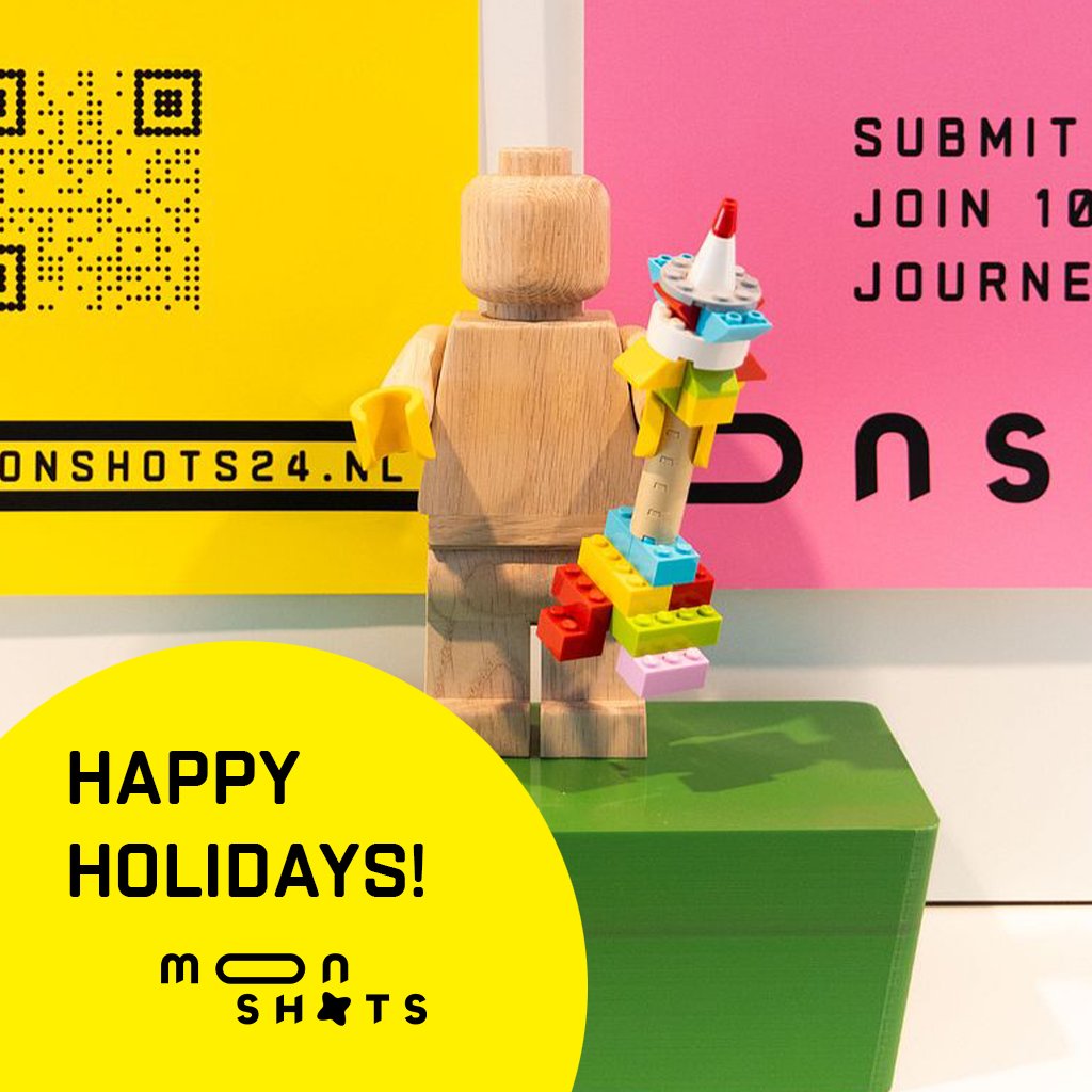 Wij zijn klaar voor 2024! 100 studententeams, 100 astronauten en next-level Moonshots van jan tot okt 2024. 🤩 Verwacht een dosis inspiratie, exclusive events, een community van like minded peers en je eigen astronaut-coach. Fijne feestdagen allemaal, see you next year!!🎄🚀