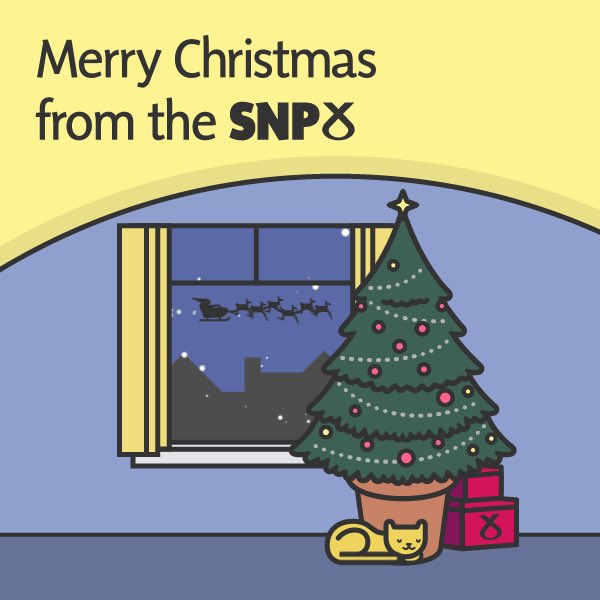 theSNP's tweet photo. 🎄 Merry Christmas from everyone at the SNP! https://t.co/mYt94od1jX