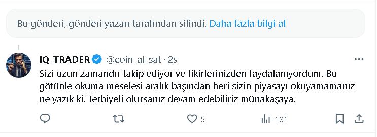 iq_matriks's tweet photo. #XU100 
-Demek ki 1. yada 2. seçenekler uygunmuş sizin için.
-Tabi terbiye takınıp tartışmak zordur, hele bir de foyalar ortaya dökülürse korkusu mahvetti dimi sizi?

#bist100 #borsa Borsa İstanbul #viop30 #zoren #kontr #sasa #smrtg #UX500 #GUBRF #astor #yeotk #halkaarz #sasa https://t.co/hNT3cwsLP3