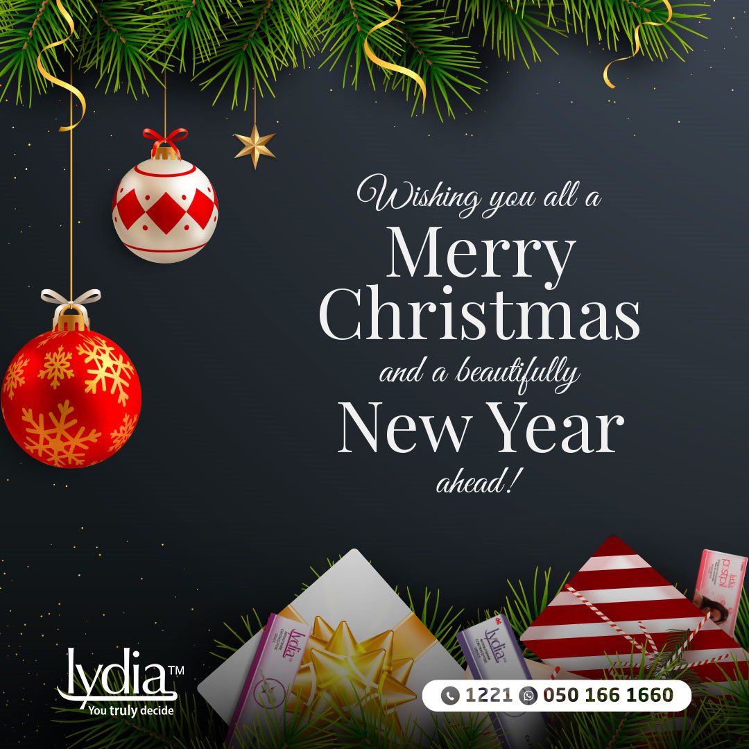 LydiaCaresGh's tweet photo. Wishing you all a Merry Christmas and New Year brimming with beautiful moments ahead! ✨🎄✨
#AskLydia
#LydiaTrulyCares
#merrychristmas https://t.co/KIKqzwBP6I