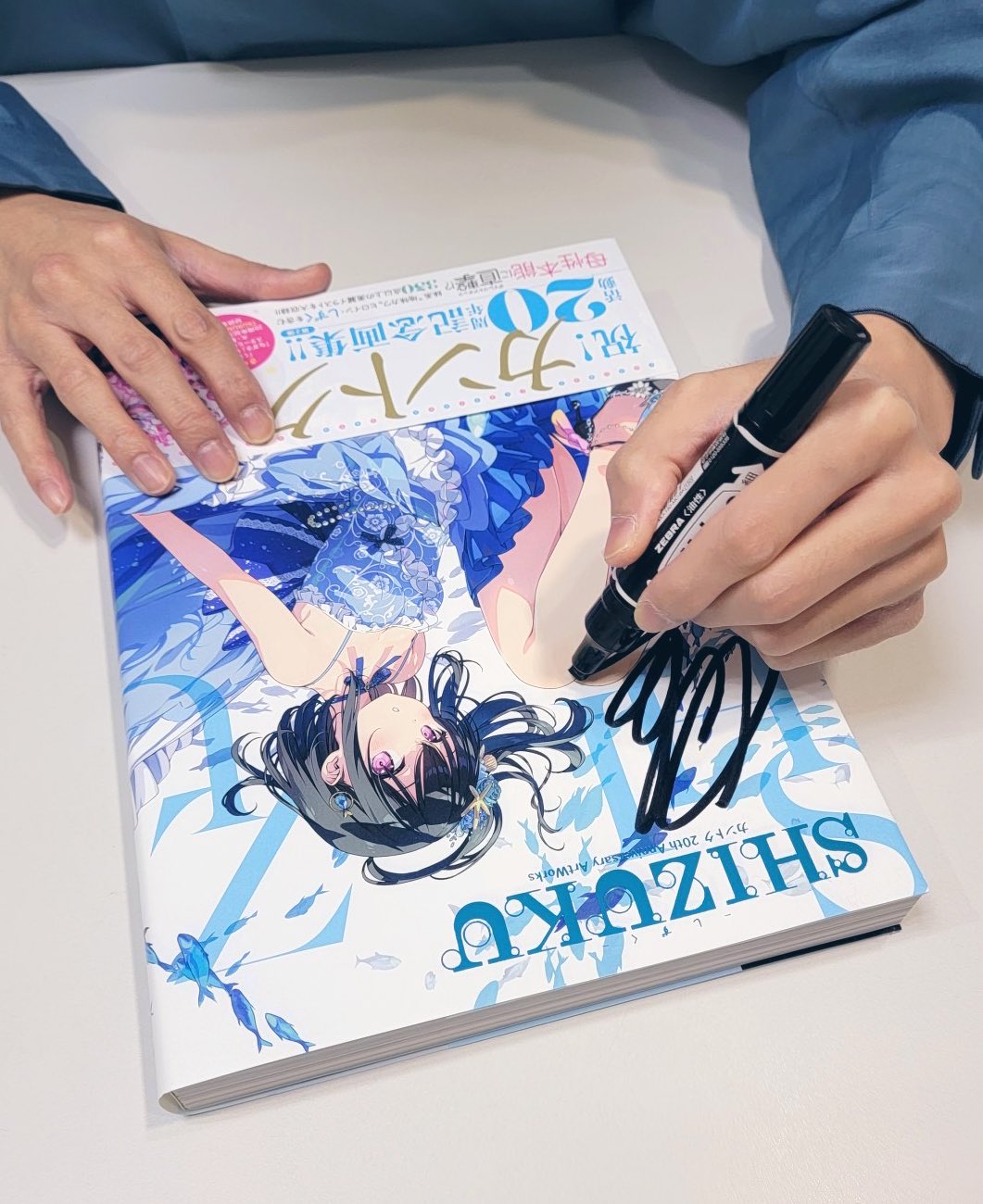 保証書付 カントク オリジナル版画 「AZUL アズール」サイン入 E☆2