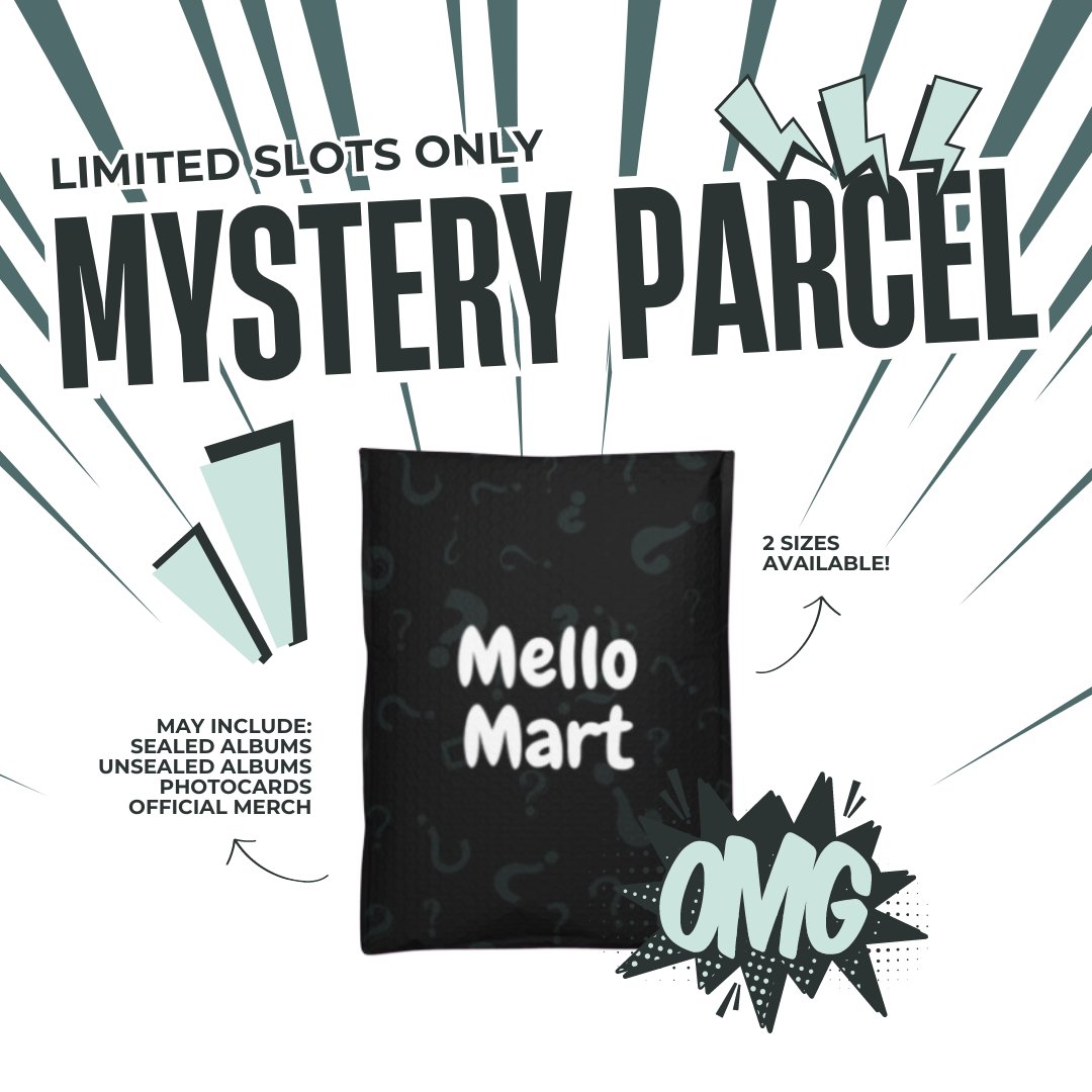 #MLMOnhand

MELLO MYSTERY PARCEL 💫
➞ ₱199-₱399 + LSF 
➞ DOP: 3 days after placing an order
➞ pay today, ship tomorrow
➞ Order here: mellomartph.com

rt &amp; follow to win mello mystery parcel! GA ends 12/31 ♡