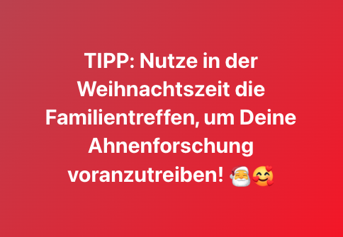 Heute vielleicht? #Weihnachten #Familiengeschichte #Familientreffen