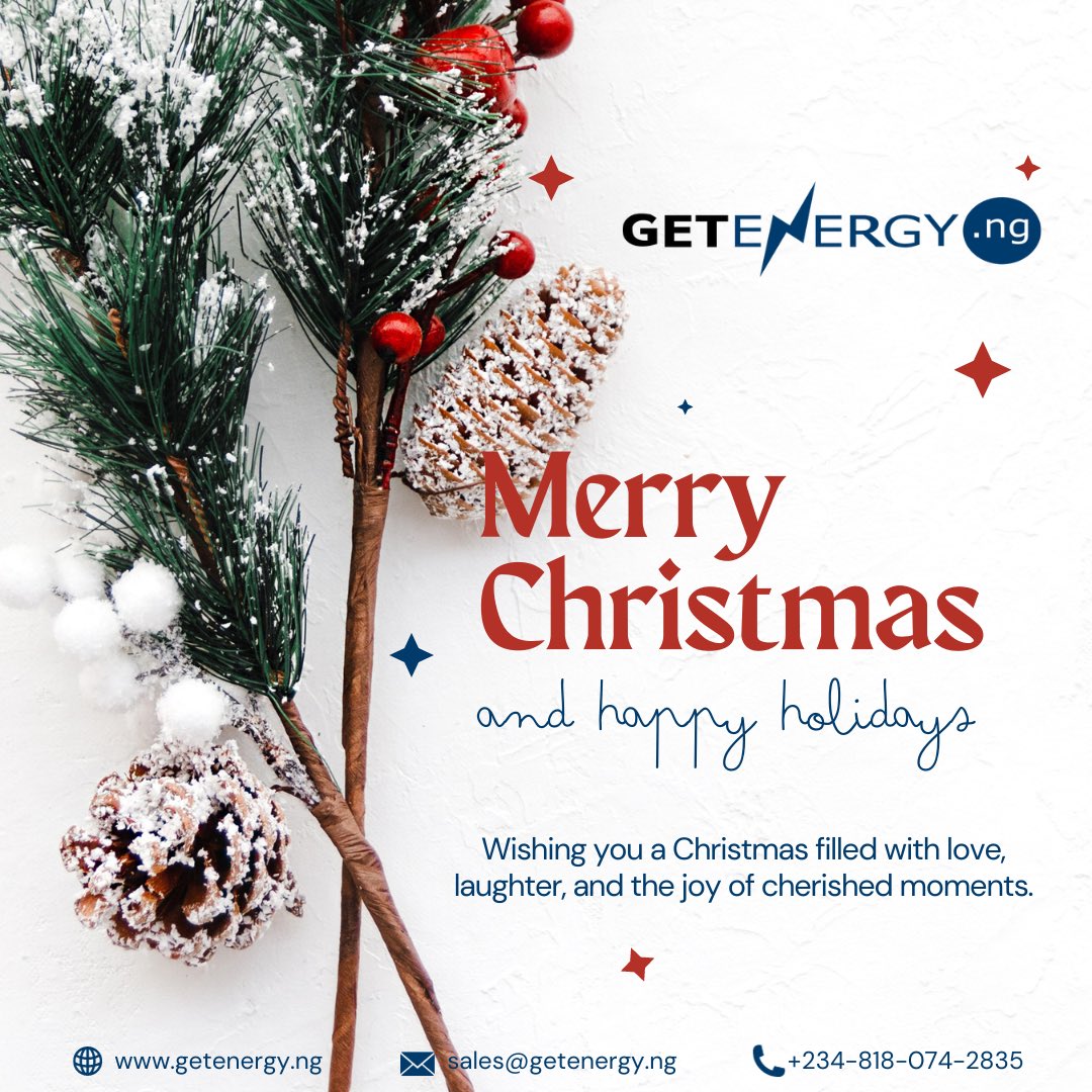 GetenergyHQ's tweet photo. Spreading more than holiday cheer this season. Empowering homes with energy solutions that light up lives. 🌲⚡️
#GetEnergy #poweringfestivemomets https://t.co/SbCOcAM7UV