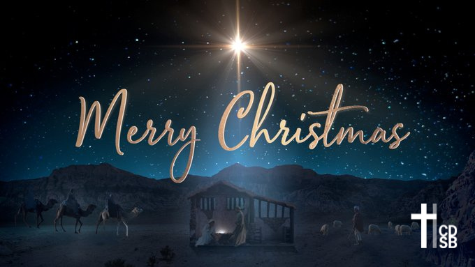 Merry Christmas to all in our HCDSB community! ✨

Wishing you many blessings of peace, love, happiness, &amp; goodwill. 🎄✝️ #MerryChristmas