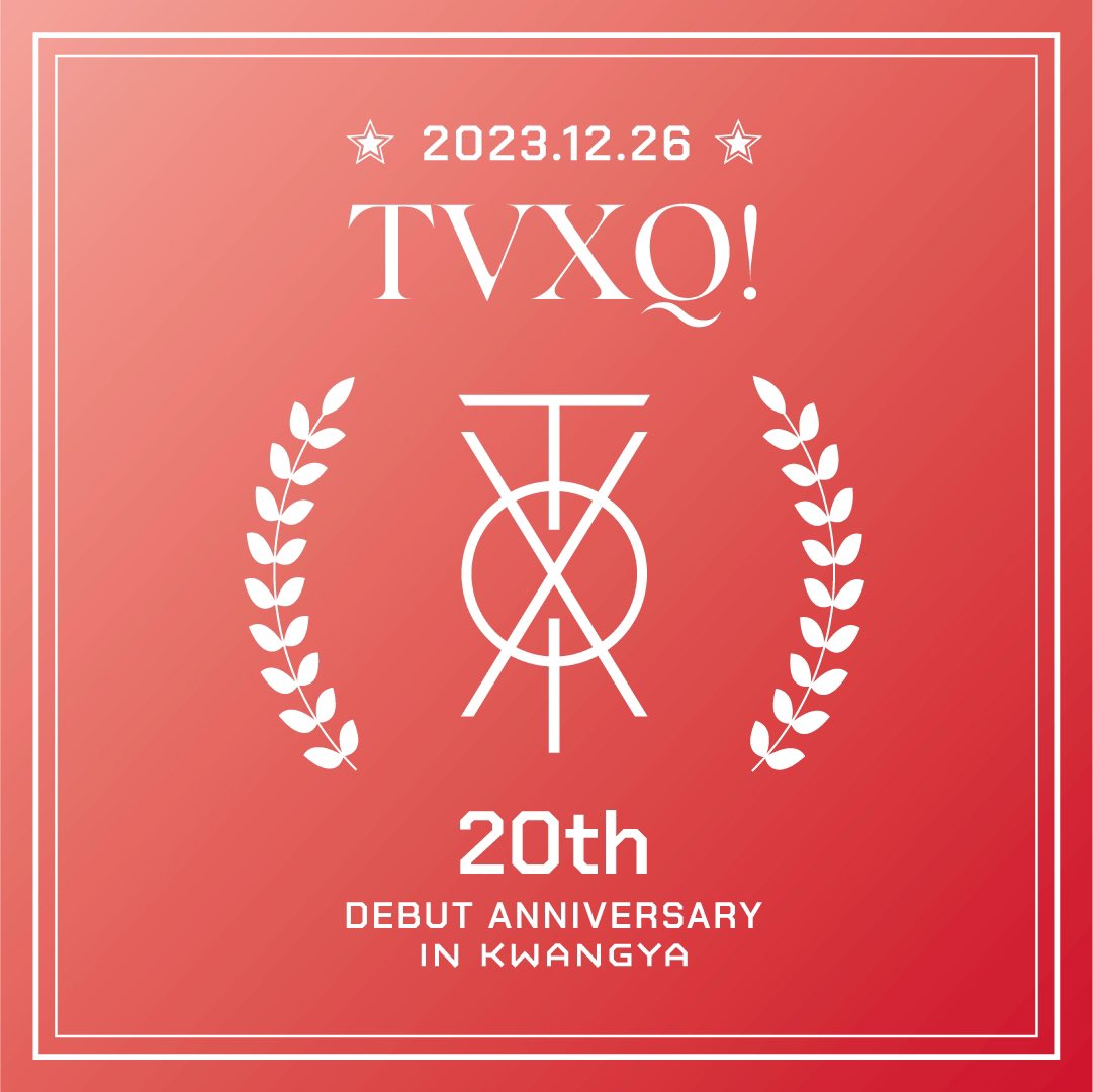 [TVXQ! 20th Debut Anniversary EVENT]
 
TVXQ!의 데뷔 20주년을 축하합니다!
KWANGYA에서 준비한 TVXQ! 데뷔 20주년 이벤트를 함께 즐겨 보세요!
Let’s enjoy TVXQ!’s 20th Debut Anniversary event at KWANGYA!