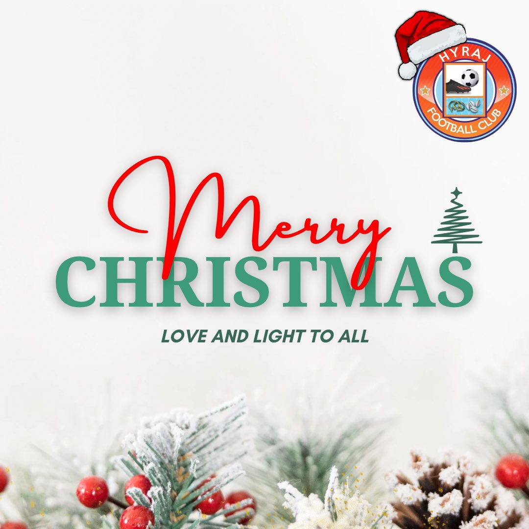 Hyrajfc's tweet photo. Merry Christmas to the HYRAJ family and all who are celebrating this period 🎄🎈🧡🤍
#Nonestop⚒️| #HyrajFC🟠⚪️ https://t.co/xRprtSbqqn