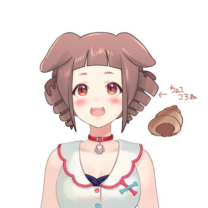 ちょこころねお団子ヘアーころさん #ころさんに似合う髪型