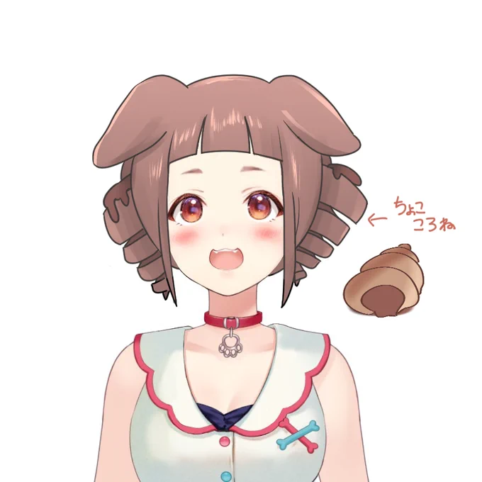 ちょこころねお団子ヘアーころさん #ころさんに似合う髪型