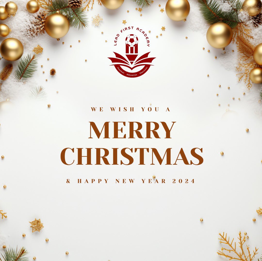 Lead1stAcademy's tweet photo. Merry Christmas  and a prosperous new year 🎄🎁 https://t.co/zb4fkwPWE7