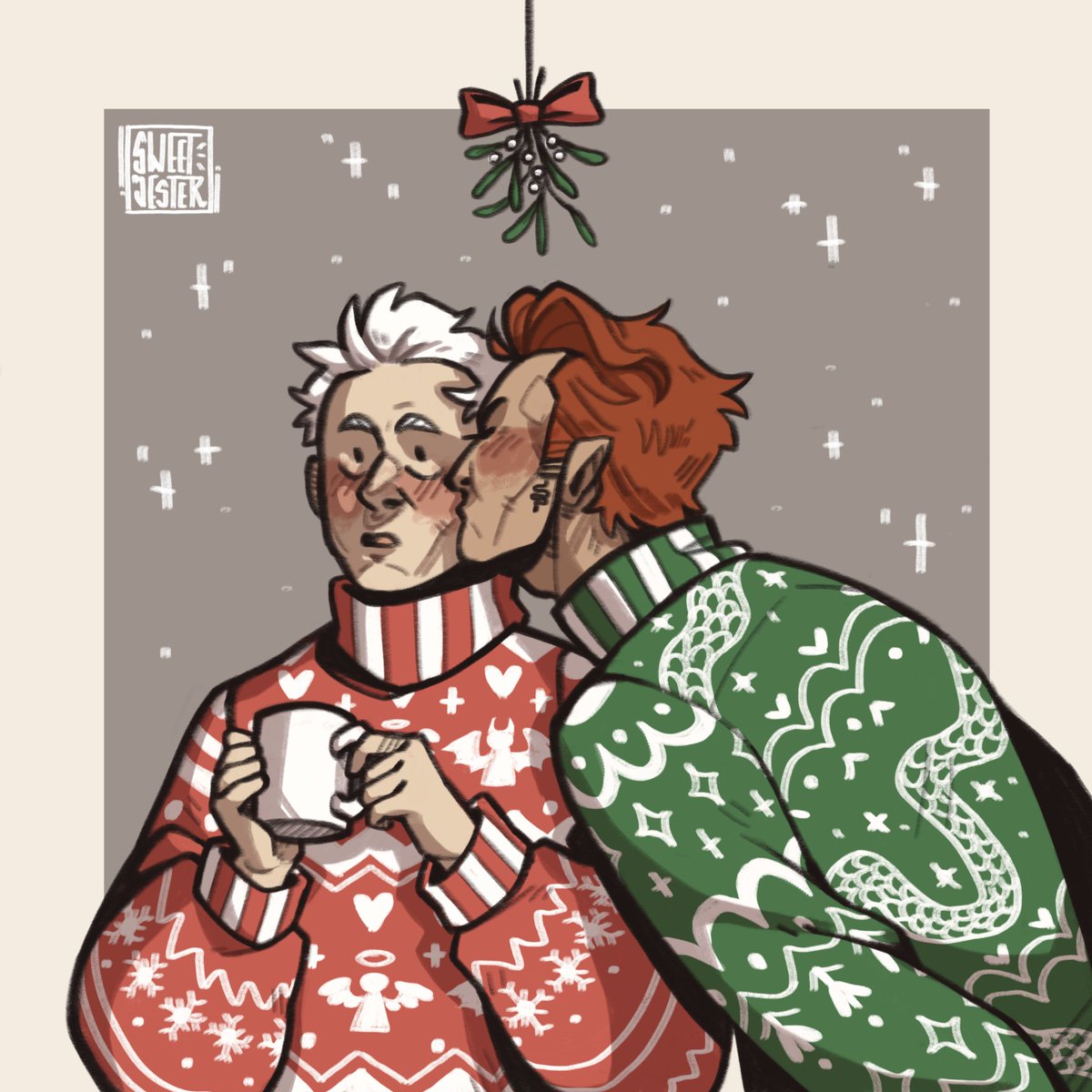 thatsweetjester's tweet photo. 👼😈🎄💕
#GoodOmens #GoodOmensFanArt https://t.co/LGGK1M7Jkb