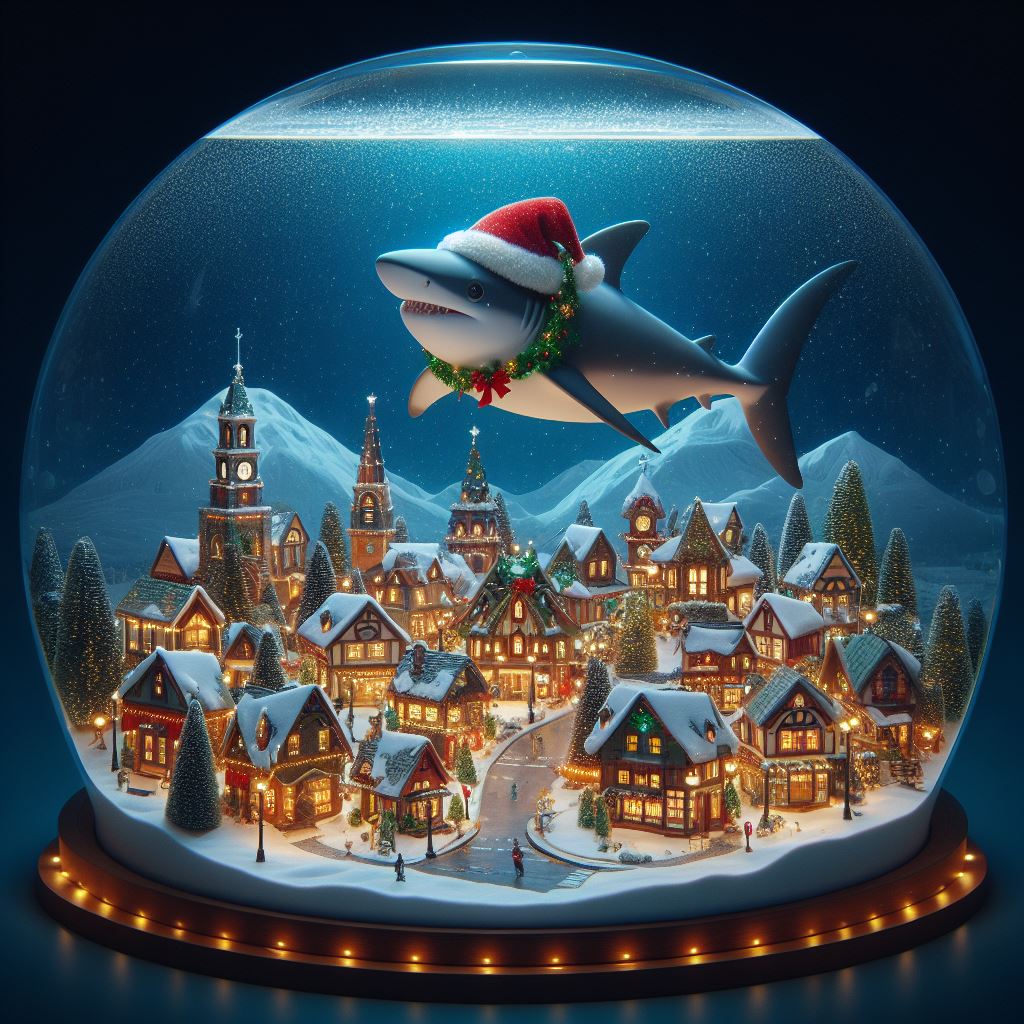 LittleSharkStud's tweet photo. Little Shark Studios vous souhaite de joyeuses fêtes de fin d'année ! 🦈 🎅 🤶 🧑‍🎄 🎄 https://t.co/n6syIPb5ad
