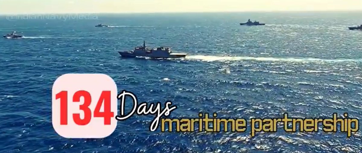 Aditya_G_Social's tweet photo. INS Sumedha (a Saryu class OPV) has completed the voyage - lasting 134 days / 22,000 NM.
#IndianNavy #MissionBasedDeployment https://t.co/xU8PmE83fA