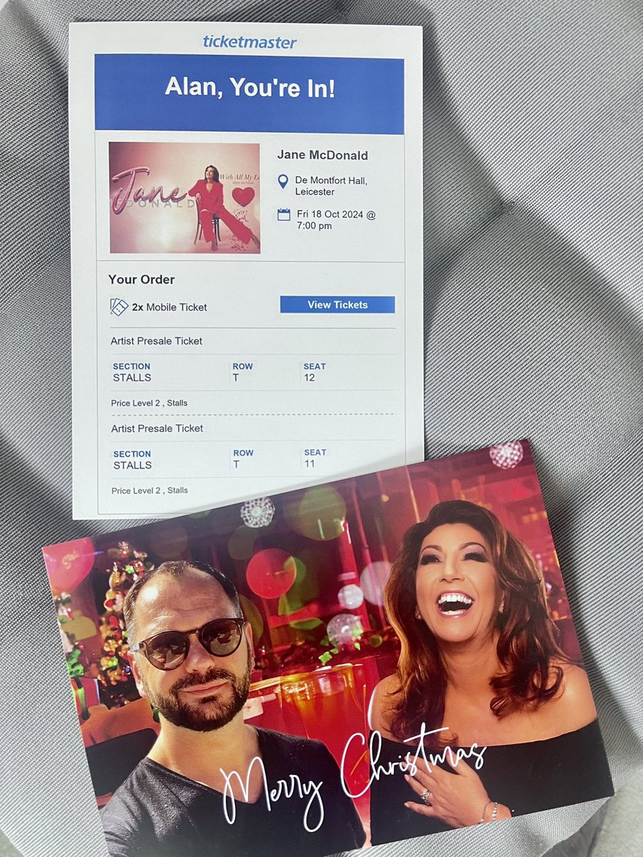 The_Pavo_Real's tweet photo. What’s better than waking up and hearing @TheJaneMcDonald on @BBCRadio2 ?   Getting tickets to see the Queen of Cruising next year 😍 #janemcdonald https://t.co/ZK8sJQWkVS