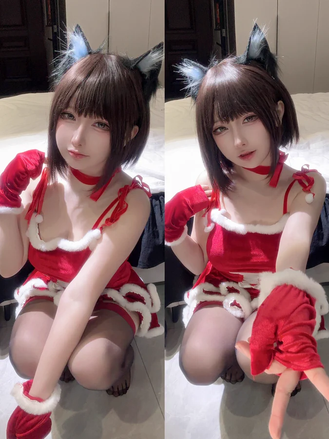 Asian girl Christmas costume