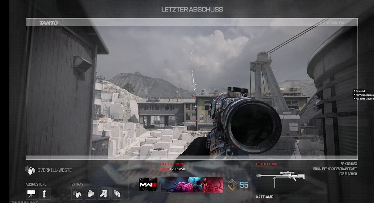 I thought i come on again after some weeks and directly hit my first on MW3 in the second game 🤭