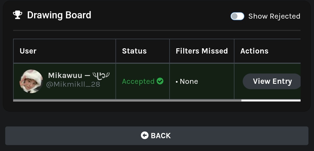 Congratulations to our new winner, <a href="/Mikmikll_28/">Mikawuu shimenet shimenet 𓆩ᥫ᭡𓆪</a> pls do dm me to claim your prize!

same rules, will draw another winner again if di nag dm ang new winner until 8:00 am tomorrow, 12-26-23