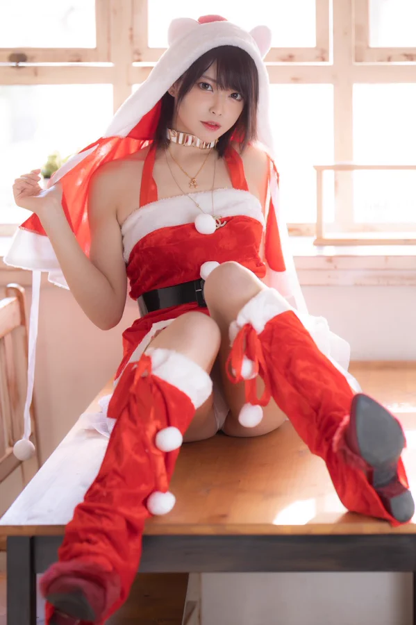 Asian girl Christmas costume