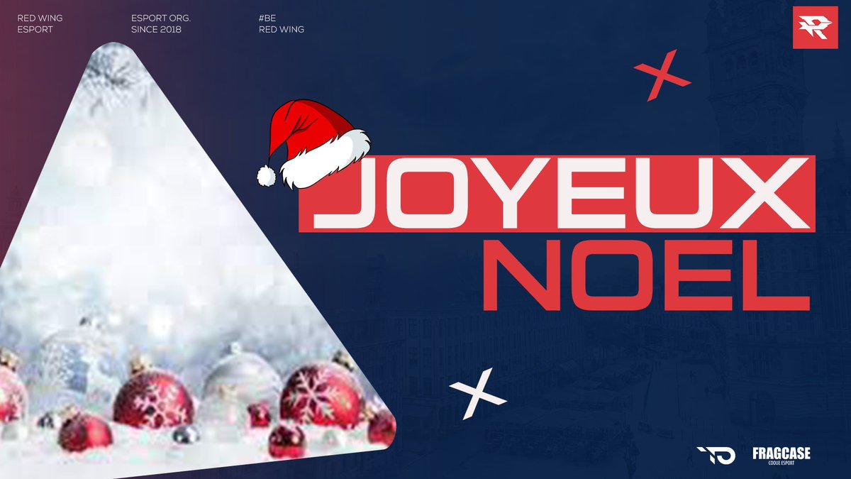 eSports_RedWinG's tweet photo. L’équipe de la RedWinG eSport vous souhaite un Joyeux Noël 2023.
#BeRedWinG https://t.co/32u0oPO7gI