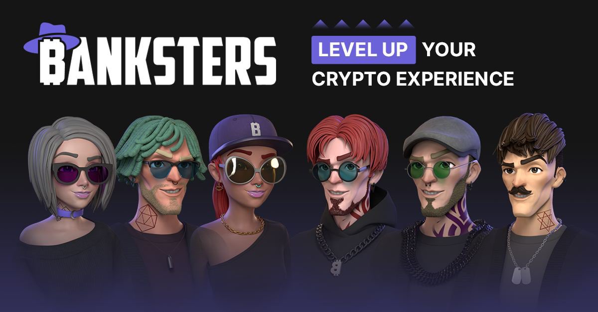 Artmancrypto's tweet photo. Imagine a Web3 game where you can enjoy crypto trading & rewards with no real risk

Meet @BankstersNFT🚀
1st Trading Game ever! 
Play>Learn>Earn

This game is super fun, hidden gem, already rewarded their community with over 50,000 USDT

Check them out 👉 https://t.co/E46pBcFm7Y 
Join Zealy for more rewards https://t.co/Xe1NtTdh7w