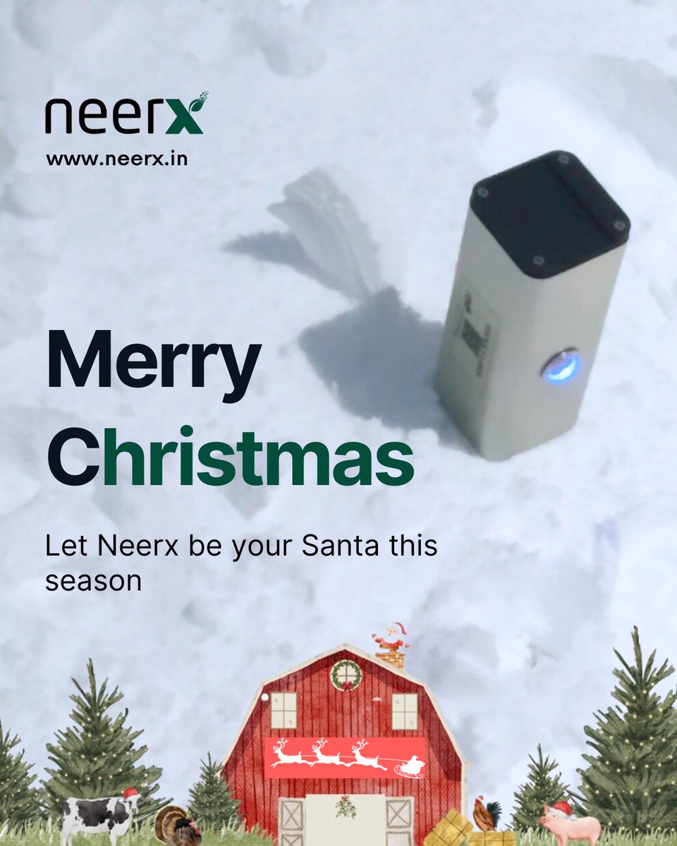 Merry Christmas to our LinkedIn family! NEERX wishes you joy and prosperity in the upcoming year.
#christmas2023 #agritech #farmers #agritechstartup