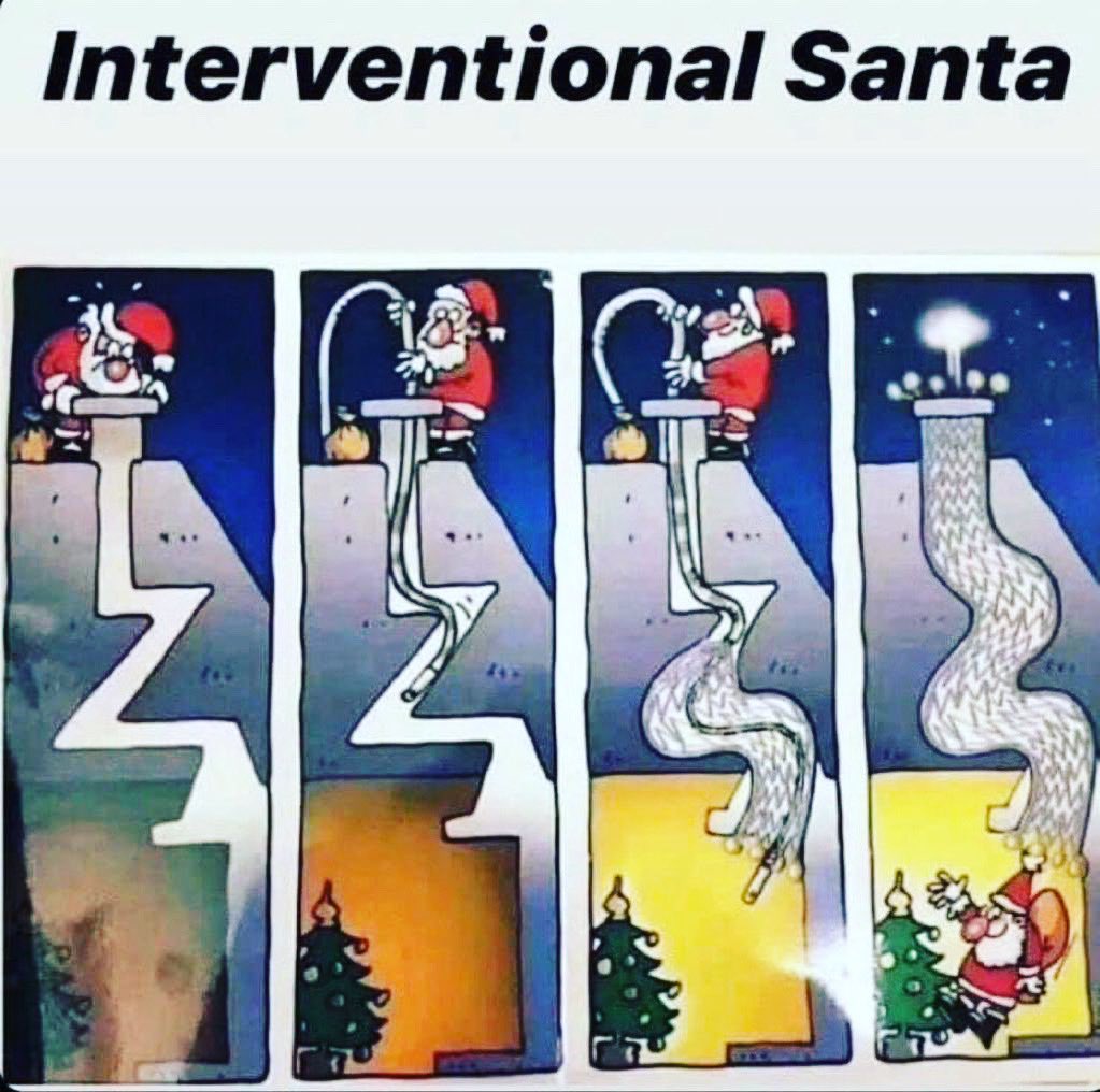 A tradition like no other- Merry Christmas from Interventional Santa!! #CardioTwitter #Christmas #HappyHolidays