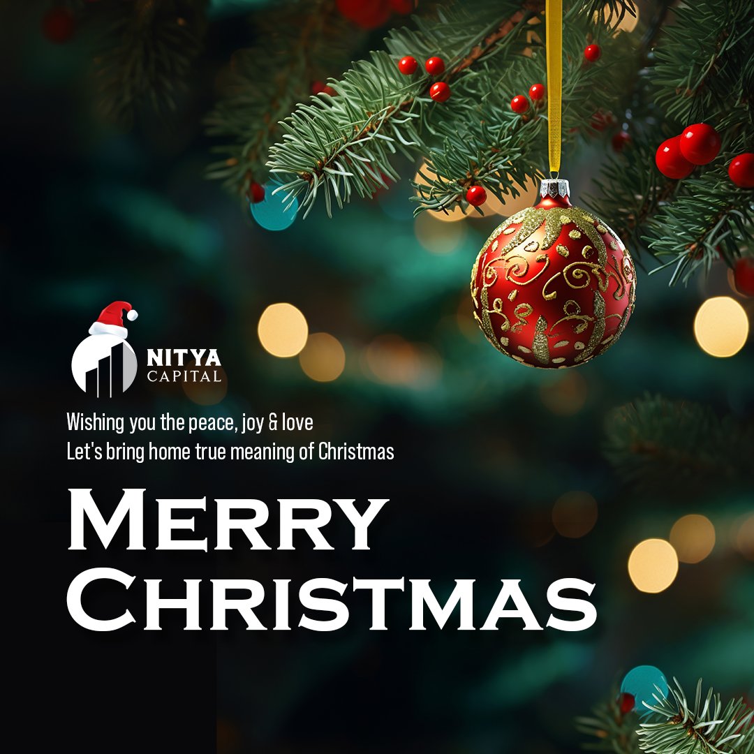 NityaCapital's tweet image. Elevate your holiday cheer with Nitya Capital! &apos;Tis the season for smart investments! 

#NityaCapital #Investments #Season #Returns #MerryChristmas #Christmas #Investor #Financial #RealEstate #SmartInvestment #Capital