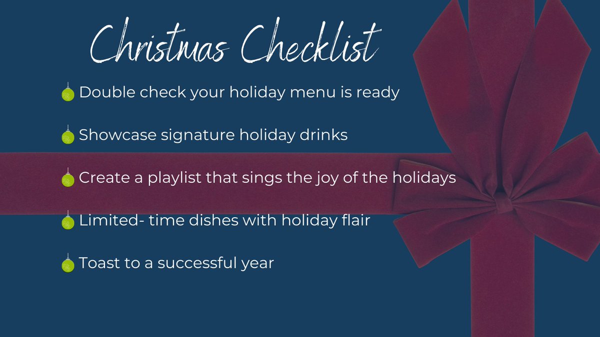 🎅Make your list and check it twice...

Wishing everyone a peaceful and joyous holiday season 💚

#holidayseason #restaurantholiday #christmaslist